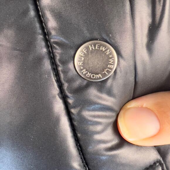 Ruffhewn women's size medium vest vegan fur detachable #2931 - Picture 5 of 5